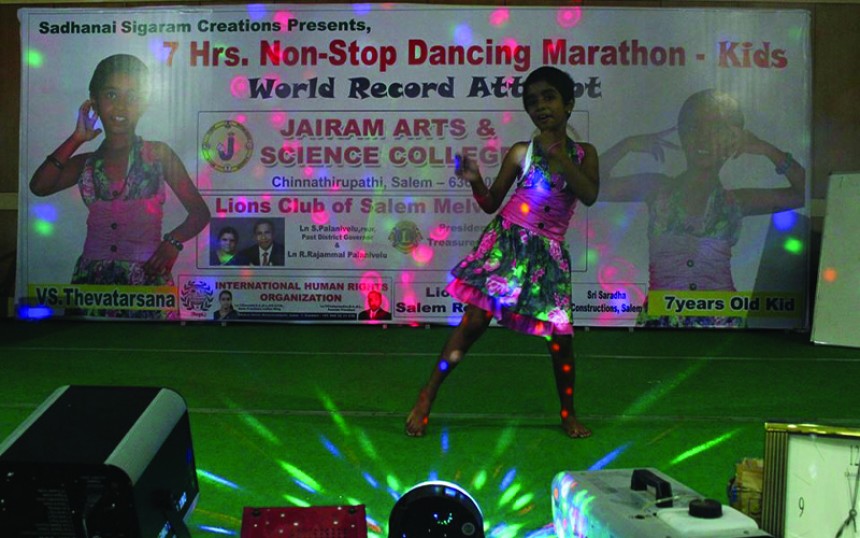 Longest Dancing Marathon by Individual - Kid