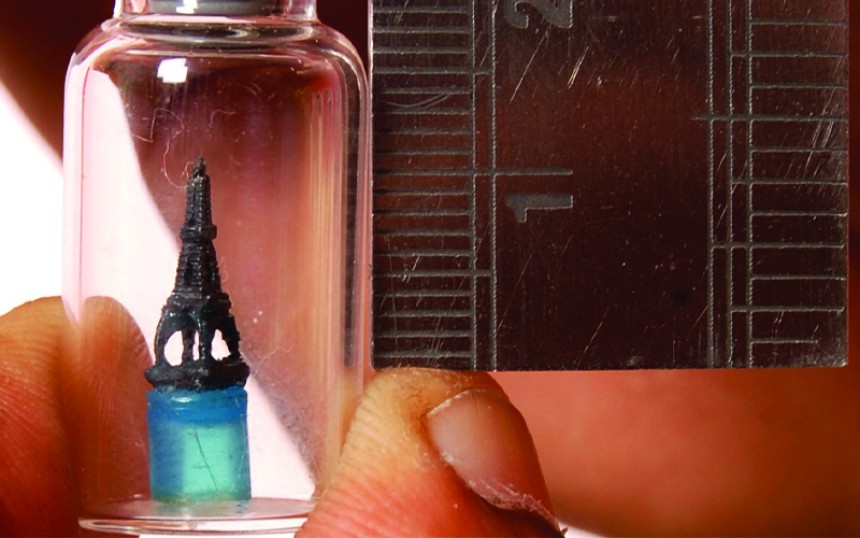 Smallest Eiffel Tower on Pencil Lead