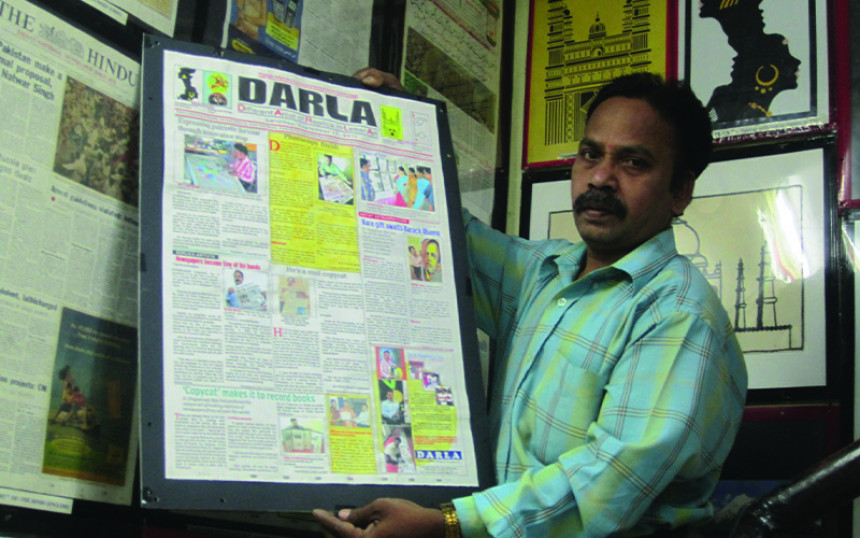 Replica Art of Darla News Paper