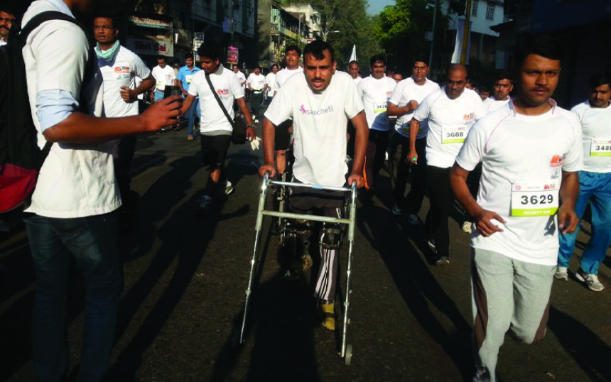 Paraplegic Walking Marathon