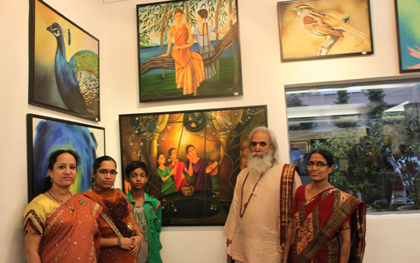 Art Exhibition by Disabled (Dumb & Deaf) Girl